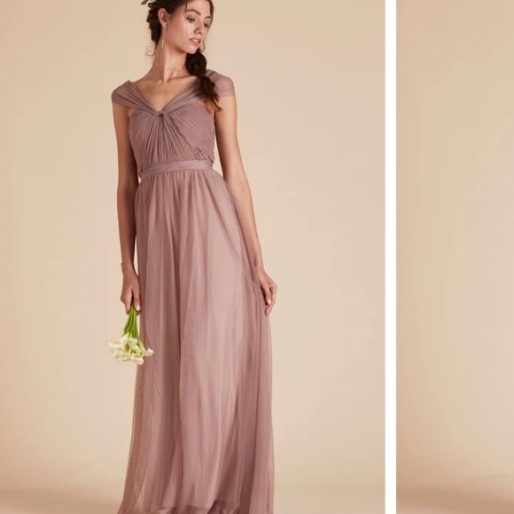 Birdy Grey | Sandy Mauve | Bridesmaid |Tulle Convertible Dress - Picture 5 of 10